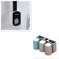 Automatic toothpaste dispenser wall mounted with toothbrush holder - Qoveri