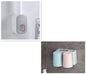 Automatic toothpaste dispenser wall mounted with toothbrush holder - Qoveri