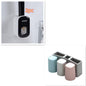 Automatic toothpaste dispenser wall mounted with toothbrush holder - Qoveri