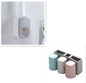 Automatic toothpaste dispenser wall mounted with toothbrush holder - Qoveri